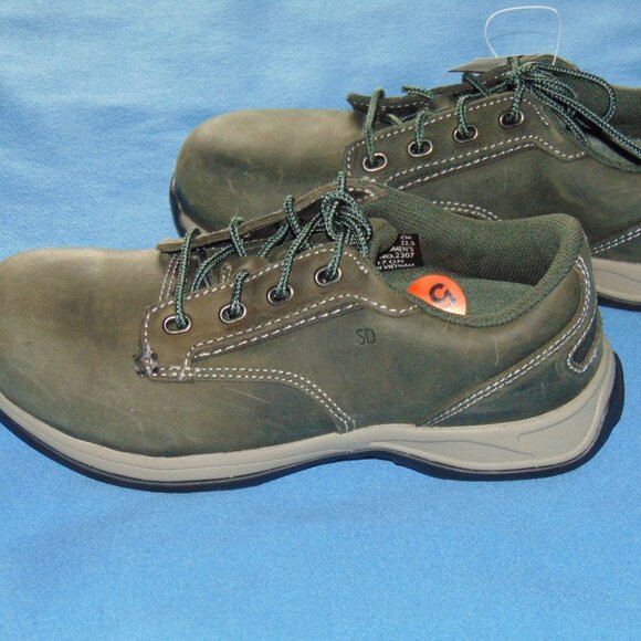 NEW WOMEN'S REDWING COMFORT PRO  WORK OXFORD  COMP TOE  SHOES  5 1/2 B - Picture 2 of 8
